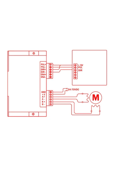 ROBİZ DM542 2 Faz 50V 4.5A Step Motor Sürücü - Resim 7