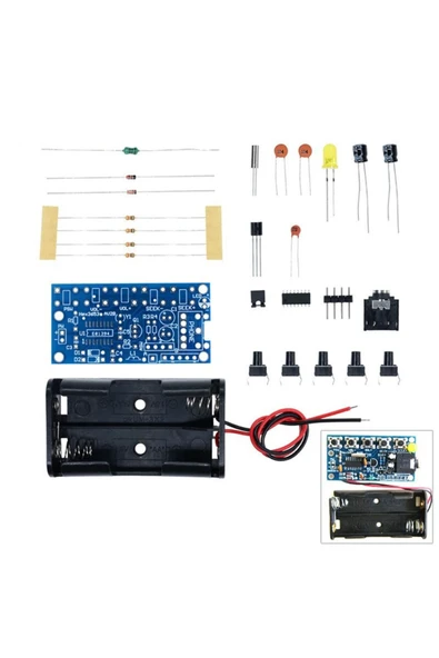 ROBİZ Demonte Hex3653 Stereo Fm Radyo Alıcı Modül Elektronik Eğitim Kiti Dc 1.8v-3.6v Kablosuz Dijital