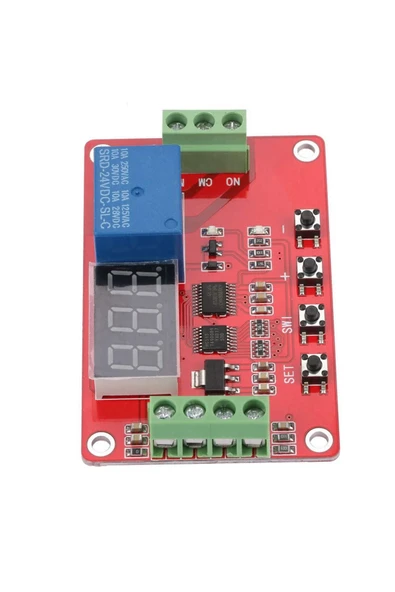 ROBİZ DVB01 DC12V Modül Voltmetre Şarj Deşarj Koruma Voltaj Aralık Karşılaştırıcı 220V 6A Röle Kontrol - Resim 7