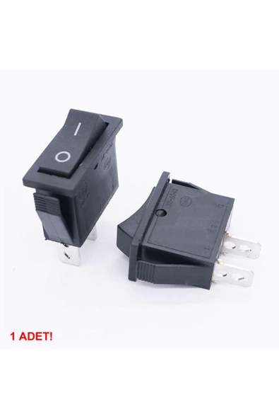 ROBİZ 15A 250V On / Off 2 Pin Anahtar İnce Latch Tip Buton Yüksek Akım Kcd3-101 Switch Panel Montaj Kutu - Resim 5