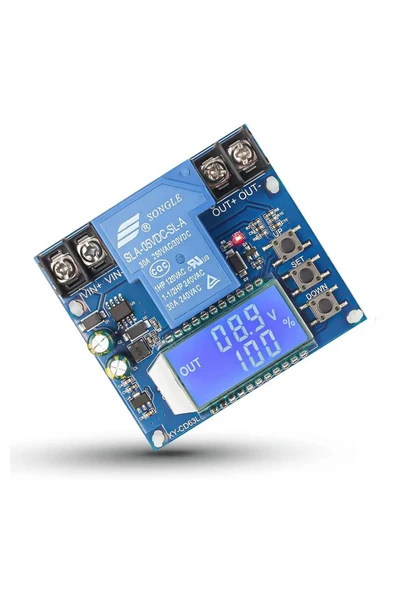 ROBİZ XY-CD63L 30A Pil Şarj Deşarj Modülü DC 6/60V Batarya Kurşun Asit Lion Lityum Akü Voltaj Koruyucu