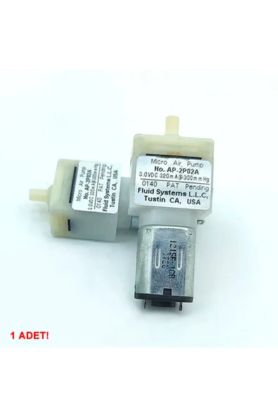 ROBİZ Micro Hava Pompası  3V 30KPa 0.3l/dakika Sessiz Mini Akvaryum Medikal Hava Tankı Gaz Oksijen Motor - Resim 5