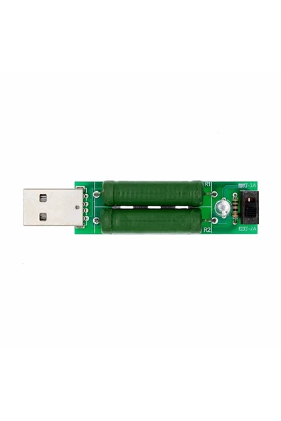 Alkatronik 2x10w Usb Elektronik Yük 5v 1a 2a Deşarj 5w 10w Yük Seçim Anahtarlı Direnç Pil Akü Kapasit