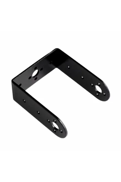 ROBİZ Uzun U Servo Motor Metal Montaj Parçası Braket MG995 MG996R S3003 TD-8120MG Alüminyum Tutucu Robot - Resim 2