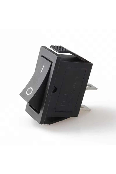 ROBİZ 15A 250V On / Off 2 Pin Anahtar İnce Latch Tip Buton Yüksek Akım Kcd3-101 Switch Panel Montaj Kutu - Resim 7