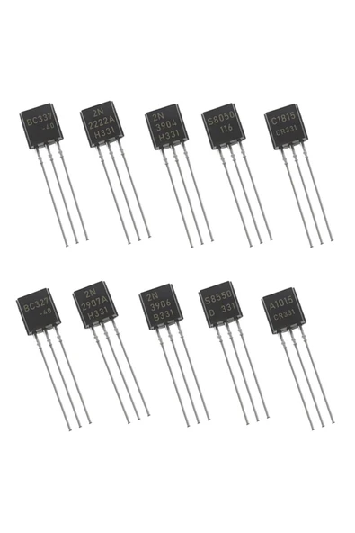 ROBİZ 200 Adet Transistör Seti Kutulu 10 Tip Npn Pnp To-92 Bc327 Bc337 Bc517 Bc547 Bc548 Bc549 Bc550 - Resim 4