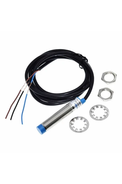 ROBİZ Lj12a3-4-z/by Endüktif 4mm Metal Algılayıcı Sensör Pnp No Temassız Proximity 3 Telli Dc 6v-36v