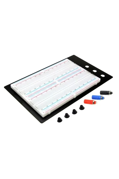CNL Syb-1660 Ikili Bread Board 1660 Nokta Elektronik Prototip Devre - Resim 2