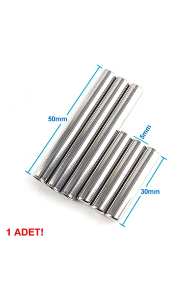 ROBİZ Çelik Sensör Başlığı 5x30mm Kılıf Sıcaklık Isı Sensör Kutusu Metal Tüp Boru D818b20 Ntc - Resim 8