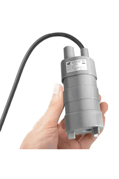 ROBİZ JT-500 DC 12V Su Sıvı Dalgıç Pompa 600litre/saat 17w Su Geçirmez Akvaryum Devridaim Motoru Sebil - Resim 2