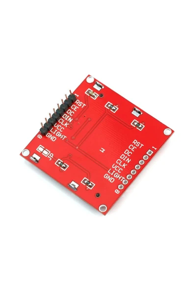ROBİZ 5110 84x48 Lcd Modül  84 x 48 Pixel Grafik Lcd Display Ekran 5V Beyaz Arka ışık Gösterge Menü Resim - 4