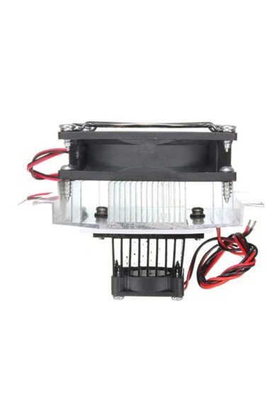 ROBİZ Termo Elektrik Peltier Soğutucu Sistem DC 12V 6A 60W Mini Klima Buzdolabı Buzluk Araba Soğuk Hava - Resim 2