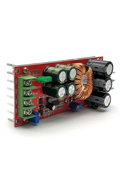 ROBİZ 1200W Voltaj Yükseltici Modül 83V 12A Akım Voltaj Ayarlanabilir Led Sürücü Dc Çevirici Regülatör - Resim 6
