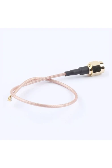 ROBİZ 15cm Sma Erkek Ipex1 Mhf1 RF Bağlantı Kablosu Altın Kaplama Soket Konnektör Koaksiyel Kablo UFL - 4