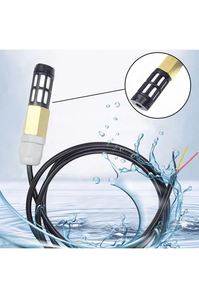 Alkatronik 100cm Kablolu Su Geçirmez SHT40 I2C Sıcaklık ve Nem Sensörü -40C / 125C Dijital Klima Termostat - 3