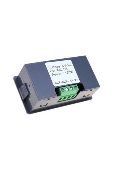 ROBA Zk-mg 30v 5a Dc Motor Sürücü Pwm Hız Kontrol Panel Tip Kutu %0-100 Hız Ayarı Soft Start Led Şerit - Resim 5