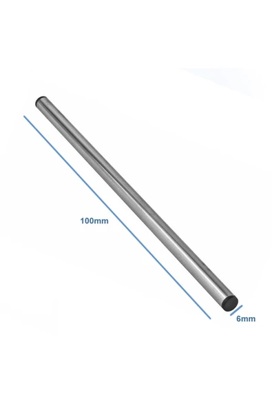 ROBİZ Çelik Sensör Başlığı 6x100mm Kılıf Sıcaklık Isı Sensör Kutusu Metal Tüp Boru D818b20 Ntc Lm35