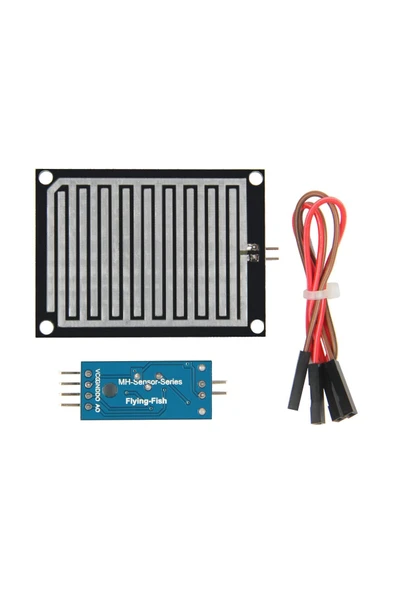 ARS Robotechnicals Yağmur Algılama Sensör Modülü Arduino Raindrops Su Algılama - Resim 7
