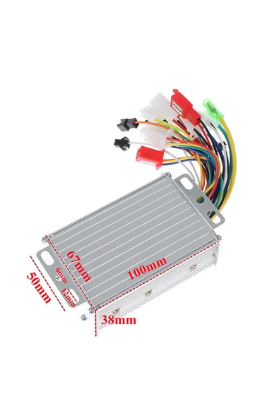 ROBİZ DC 36V / 48V 350W Fırçasız Motor Sürücü Scooter Elektrikli Bisiklet Beyin Bldc Hız Kontrol Kartı - Resim 8