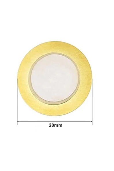 ROBİZ 20mm Piezo Disk Ses Üretici Oyuncak Alarm Acil Tehlike Uyarı Kapı Zil Oyun Ton Şarkı Kısa Devre - Resim 6