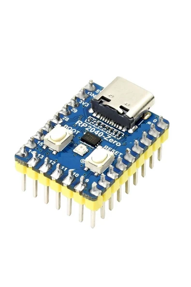 ARS Robotechnicals Raspberry Pi Zero RP2040 Dual Core 133Mhz 2Mb Modül Arm Cortex-M0+ 264Kb Type C Mini Bilgisayar - 5