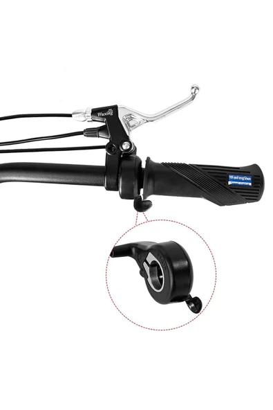 ROBİZ Elektrikli Bisiklet Gaz Kolu Scooter Motor Baş Parmak Hız Kontrol Ekransız Aksesuar Parça 23mm - Resim 5