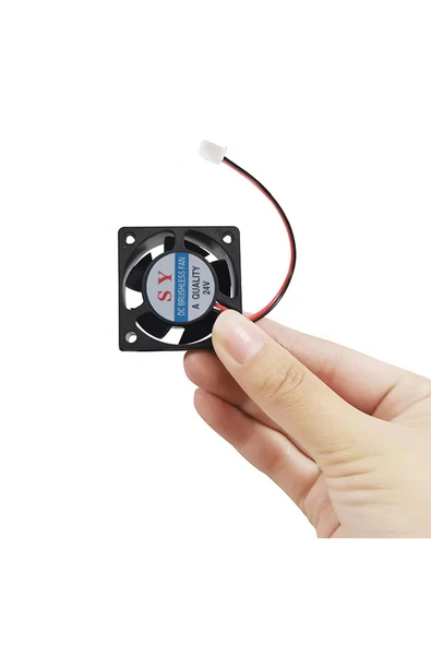 ROBİZ DC 24V FAN 40x40mm  0.1A 6000 Rpm 4x4cm Soğutucu Kuluçka Ekran Kartı Cooler Peltier - Resim 3