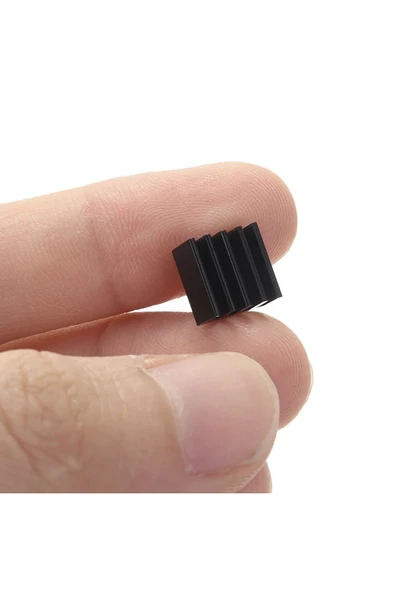 ROBİZ 8.8mm X 8.8mm X 5mm Alüminyum Metal Soğutucu Blok Radyatör Amfi Led Entegre Transistor Vga Ram - Resim 2