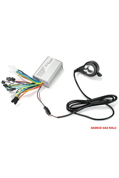 ROBİZ Elektrikli Bisiklet Gaz Kolu Scooter Motor Baş Parmak Hız Kontrol Ekransız Aksesuar Parça 23mm - Resim 6