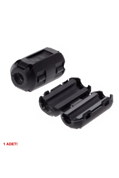 ROBİZ 7mm Ferrit Halka Filtre Kablo Gürültü Bastırıcı Azaltıcı Yüzük Bead RFI EMI Girişim Engelleyici - 5