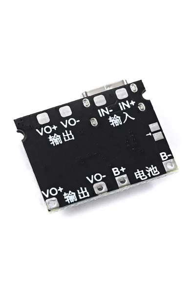 ROBİZ TP4056 18650 Lityum Pil Şarj Modül Type C Ayarlı Voltaj Yükseltici Lion Batarya Akü DC 3.7V to 28V - Resim 6