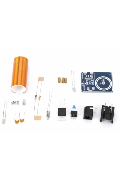 Alkatronik Demonte Mini Tesla Bobin Kit Modül Kablosuz Enerji İletimi BD243 DC 9 / 12V Temassız Elektrik Transf - 6