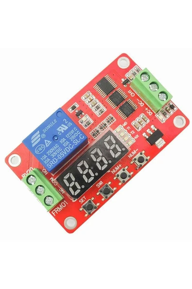 ROBA Frm01 Çok Fonksiyonlu Zaman Rölesi Döngü Gecikmesi Zamanlayıcı Timer 12v 24v Kuluçka
