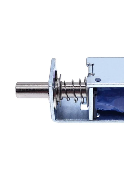 ROBİZ Tau-s0837dl-d Solenoid Kilit Dc 12v 1a 12w 15n Selenoid Elektrikli Manyetik Kapı Depo Kabin Kasa - Resim 5
