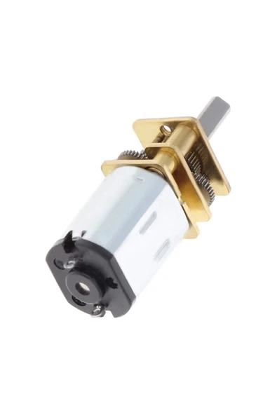 ROBİZ Ga12-n20 6v 300rpm Micro Dc Motor Dc 6v N20 Mini Metal Dişli Redüktör - 3
