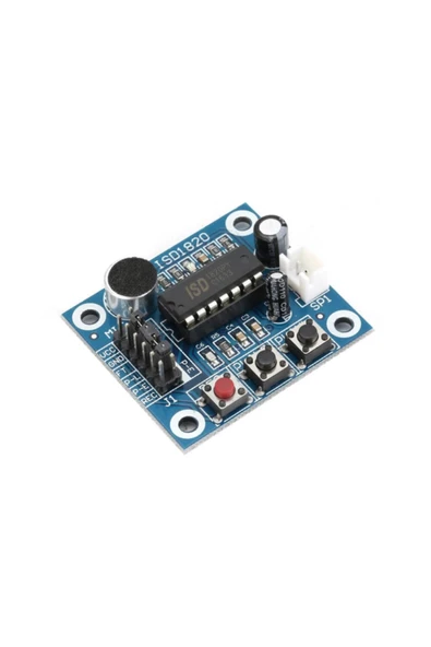 ROBA Isd1820 Ses Kayıt Modülü Ses Çalma Modülü 8ohm 0.5w Hoparlör - Resim 3