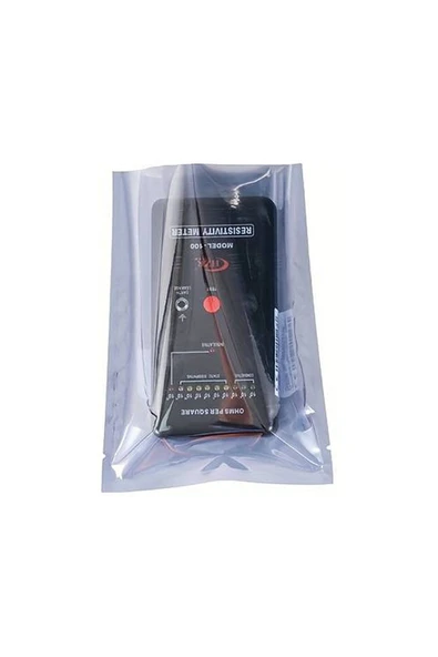 ROBİZ Antistatik Poşet 8x12cm 100 Adet Şeffaf Su Toz Geçirmez Koruyucu Esd Metalize Torba Çanta Elektronik - 4