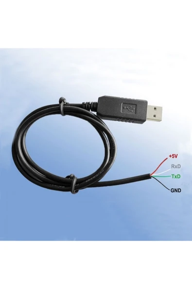 ROBİZ Kablolu Pl2303 Usb To Rs232 Ttl Uart Çevirici Modül Seri Port Haberleşme Mcu Uydu Alıcı Dvd Gsm - 8
