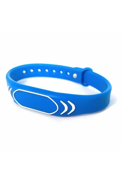 ROBİZ 125Khz Rfid Manyetik Bileklik Mavi Su Geçirmez Silikon Proximity Göstergeç 125 Khz Kapı Geçiş - Resim 3