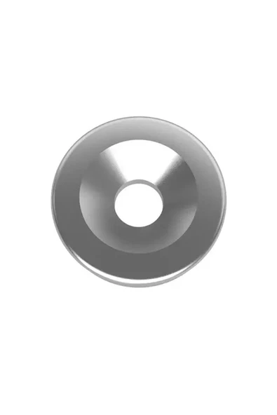 ROBİZ 4 Adet 10mm x 3mm Yuvarlak 3mm Havşa Delikli Mıknatıs Disk Neodyum Buzdolabı Ofis Yazı Not Tahtası - 3