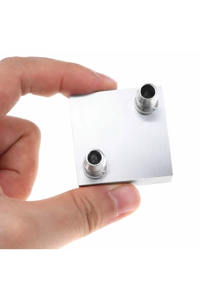 ROBAL 4x4cm Sıvı Su Aluminyum Soğutucu Blok 90 Derece Bilgisayar Cpu Grafik Gpu Anakart Xbox Lazer - 2