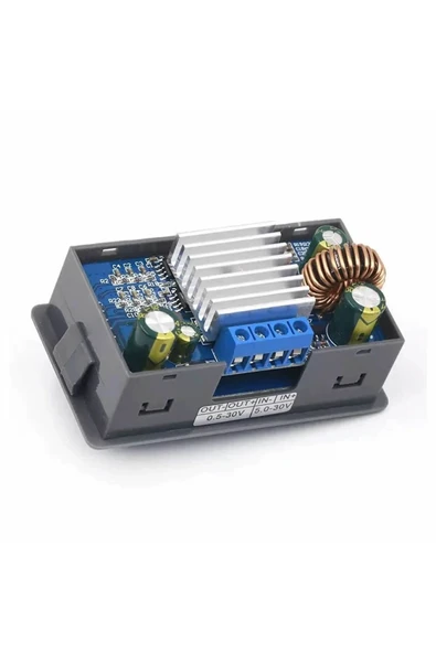 ROBİZ ZK-4KX Voltaj Akım Ayarlı Güç Kaynağı Voltmetre ve Ampermetre Göstergeli 5-30V 4A Voltaj Düşürücü - Resim 2