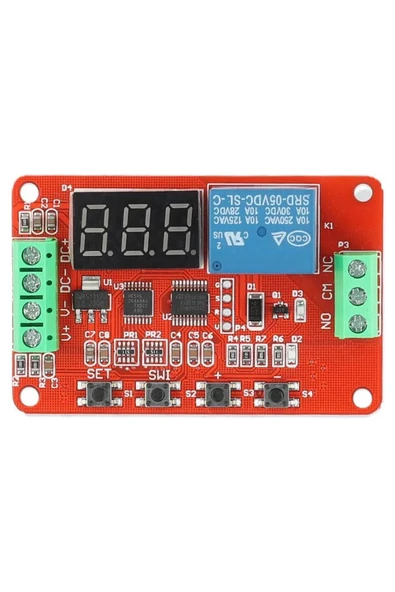 ROBİZ DVB01 DC12V Modül Voltmetre Şarj Deşarj Koruma Voltaj Aralık Karşılaştırıcı 220V 6A Röle Kontrol