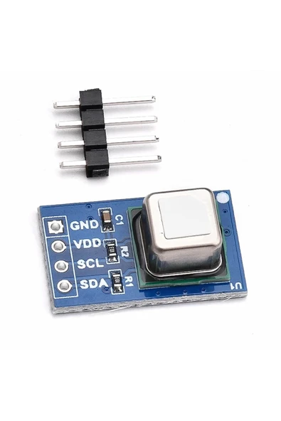ROBİZ SCD41 Karbondioksit Sensör Modülü Sıcaklık Nem IIC  400ppm  5000 ppm Hava Kalite İzleme Klima - Resim 6