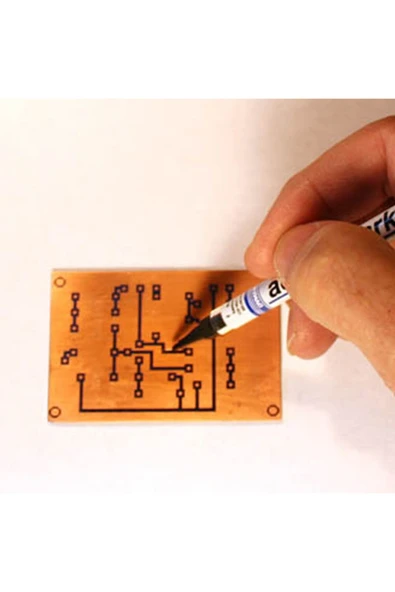ARS Robotechnicals 1mm Pcb Çizim Kalemi Kalın Uç M Baskı Devre Prototip Asetat Kalem - 6