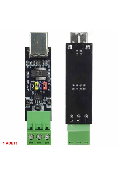 ROBİZ USB to Rs485 Modül Ft232rl Otomatik Yön Kontrol Endüstriyel Tip  Seri Port Sinyal Çevirici uyumlu - Resim 2