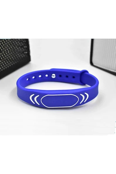 ROBİZ 125Khz Rfid Manyetik Bileklik Mavi Su Geçirmez Silikon Proximity Göstergeç 125 Khz Kapı Geçiş - Resim 7