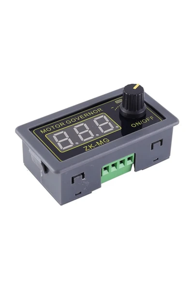 ROBA Zk-mg 30v 5a Dc Motor Sürücü Pwm Hız Kontrol Panel Tip Kutu %0-100 Hız Ayarı Soft Start Led Şerit - Resim 3