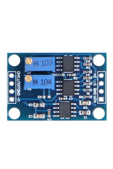 ROBİZ Ad620 Micro Voltaj Sinyal Kuvvetlenirici Modül DC 12V Mikro Küçük Gerilim Ölçme Kartı Enstrümantasyo - Resim 2