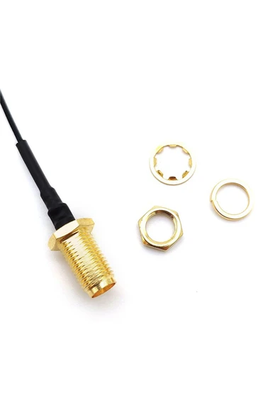 ROBİZ 30cm Dişi Sma Ipex Ufl RF Bağlantı Kablosu Mhf1 SMA Dişi Soket to Altın Kaplama Konnektör Koaksiyel - 4